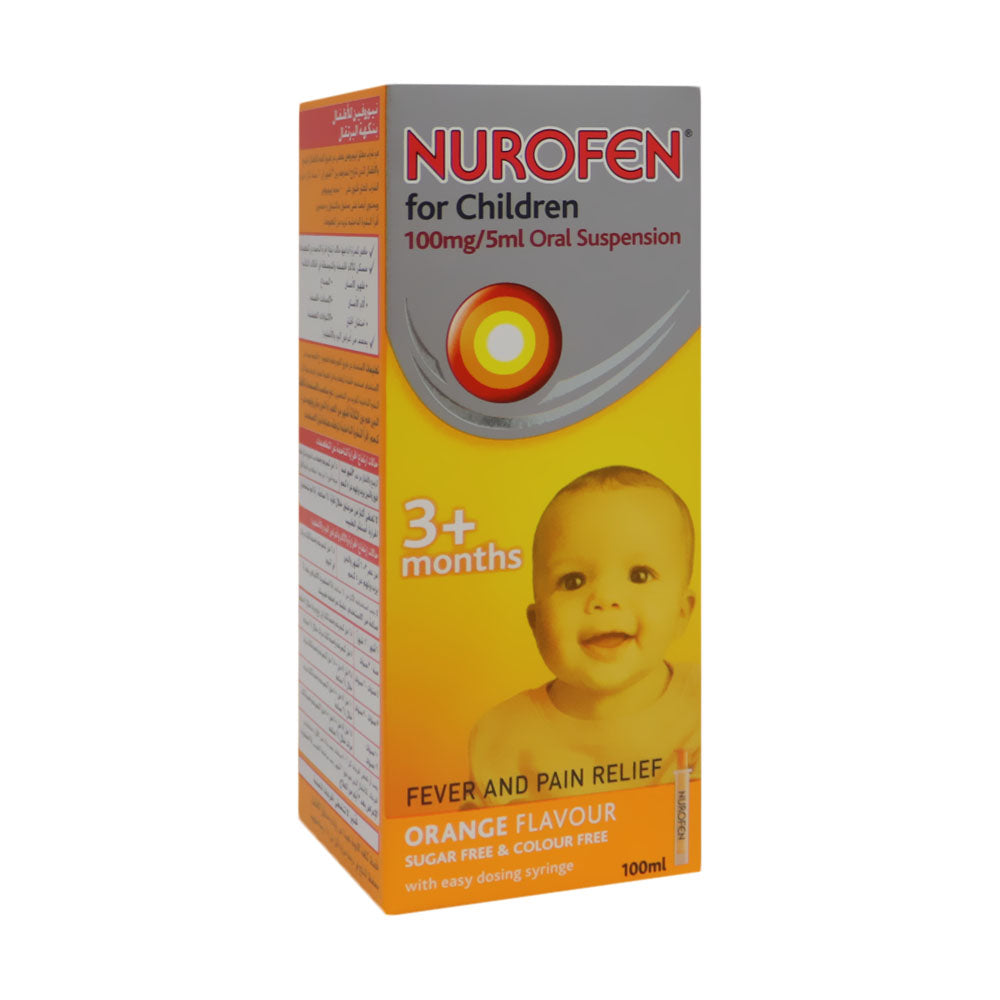 Nurofen Children 100mg/5 ml 100ml above 3 months