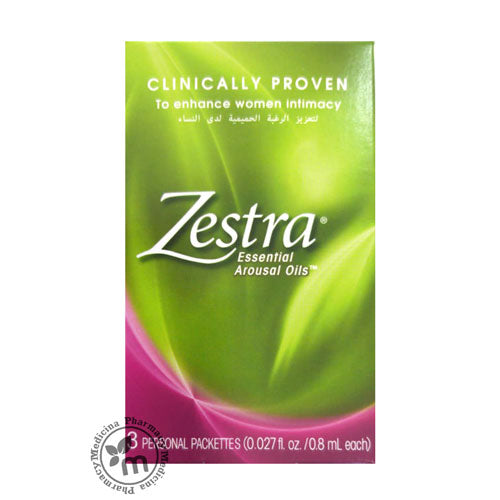 Zestra Arousal Oils Sachets 3s