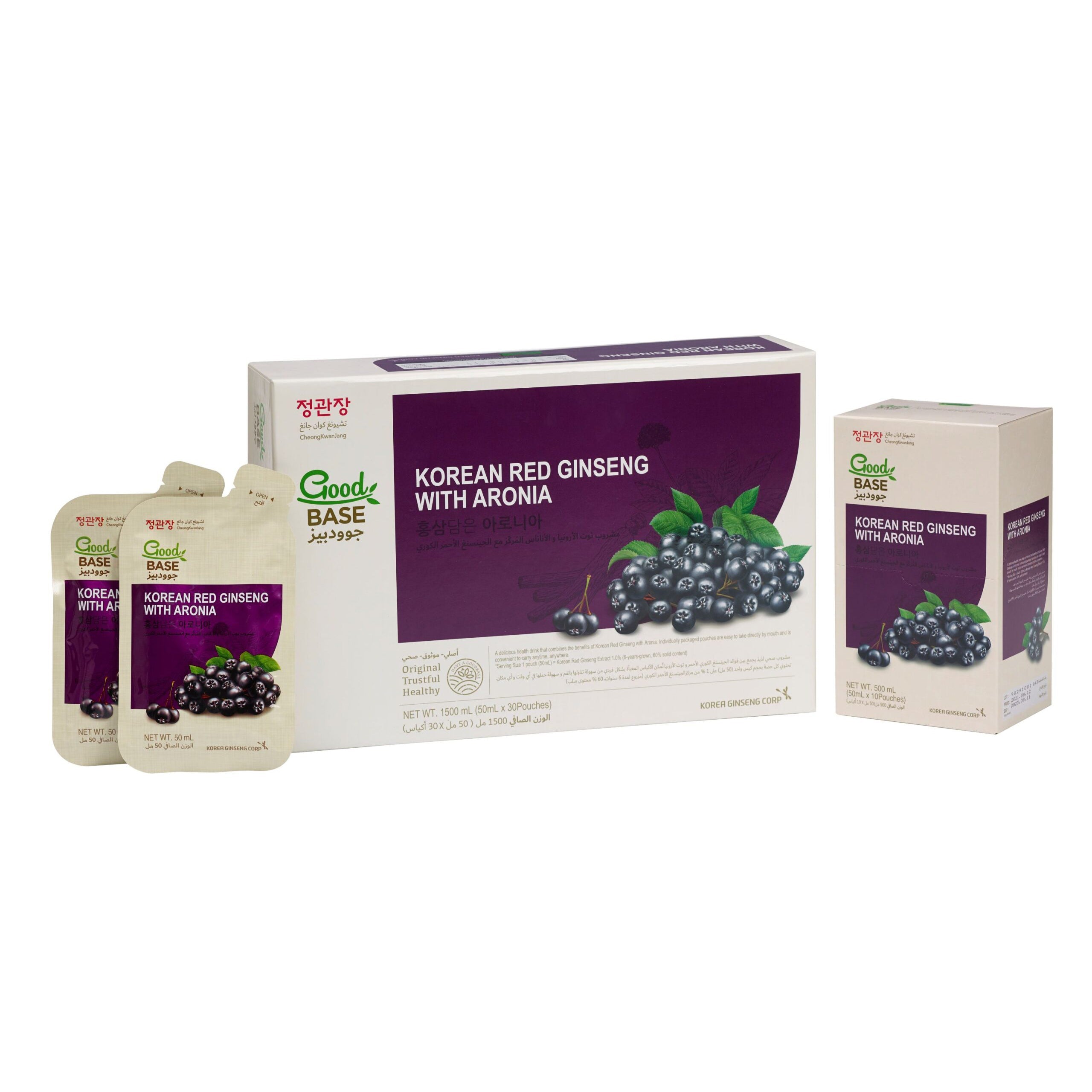 Good Base Aronia Drink with Korean Red Ginseng 50ml 30s