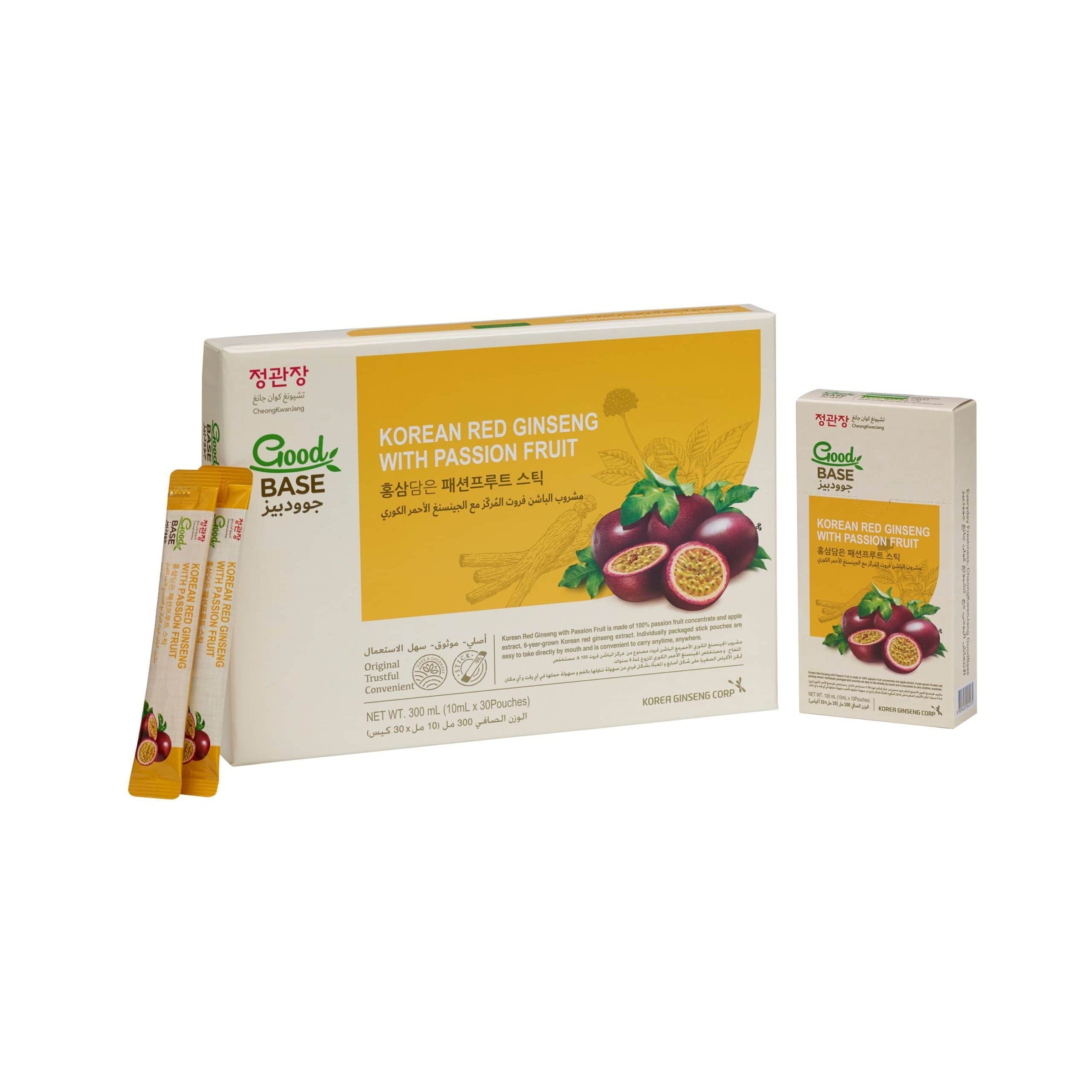 Good Base Passion Fruit with Korean Red Ginseng 10ml 30s