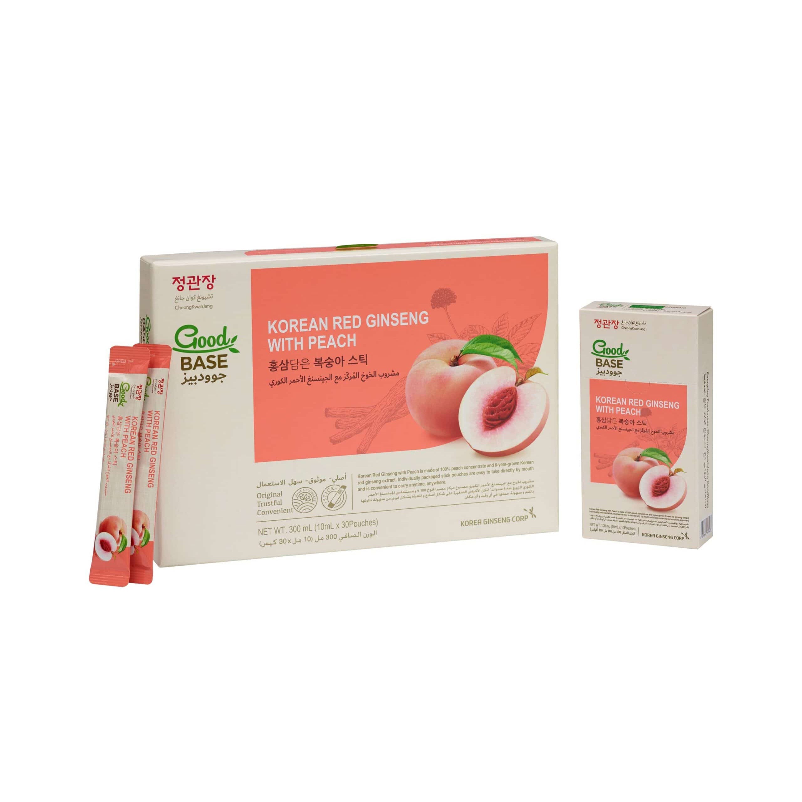 Good Base Peach with Korean Red Ginseng 10ml 30s